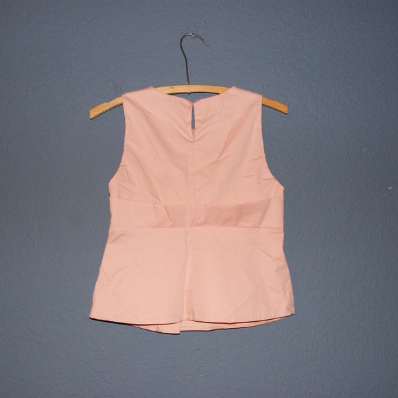 ZARA Pink Peplum Bustier Tank Crop Top sz XS [B3] - Picture 5 of 8